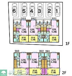 ナリトモ赤井A 1LDKの間取図画像