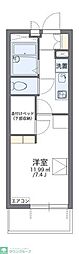 レオパレスフィールド3 1Kの間取図画像