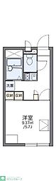 レオパレスフラワーガーデン1 1Kの間取図画像