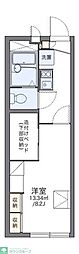 レオパレス大和田 1Kの間取図画像