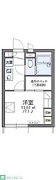 レオパレスモリエ 1Kの間取図画像