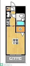 ジョイフル津田沼3 1Kの間取図画像