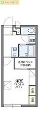 レオパレススペシャルステージA 1Kの間取図画像