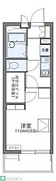 レオパレスマ・メゾンC 1Kの間取図画像