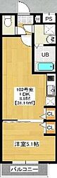 キャピタルレジデンス 1LDKの間取図画像
