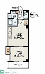 Topaz 1LDKの間取図画像