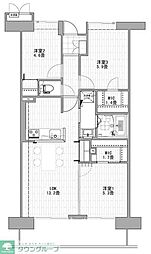コンフォート津田沼壱番館 3LDKの間取図画像