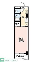 PLENDY稲毛海岸 1Kの間取図画像