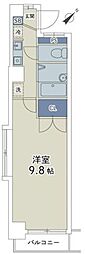 PLENDY稲毛海岸 1Kの間取図画像