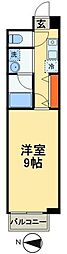 ヴェラジォ-2 1Kの間取図画像