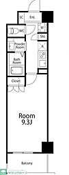 千葉ポートイースト 1Kの間取図画像
