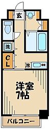 Ｓ−ＦＯＲＴ八王子堀之内 2階1Kの間取り