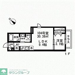 間取図画像 1LDK