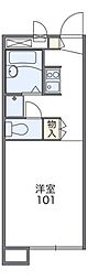レオパレスソフィアハイツ 1Kの間取図画像