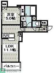 仮)入谷西3丁目メゾン 1LDKの間取図画像