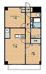 FullSail橋本5 1SLDKの間取図画像