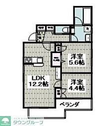 (仮称)南町田1丁目メゾン 2LDKの間取図画像