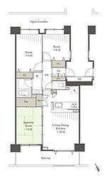 ベルポート朝霞台参番館 3LDKの間取図画像