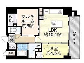 大阪府大阪市中央区南船場１丁目（賃貸マンション1SLDK・13階・50.89㎡） その2