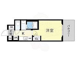 Osaka Metro長堀鶴見緑地線 大正駅 徒歩6分の賃貸マンション 11階1Kの間取り