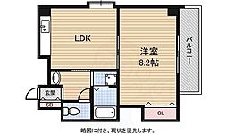 ハイコート長堀 1LDKの間取図画像