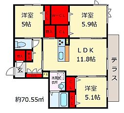 大橋駅 13.5万円