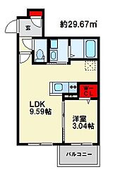 Alivis南福岡south 2階