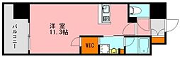 アソシア・グロッツォ・クアトロ博多 1Kの間取図画像