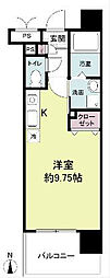 アーバンパーク天神東 ワンルームの間取図画像
