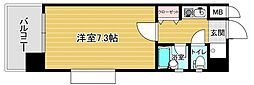リファレンス東公園2 1Kの間取図画像
