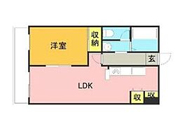 メゾン・ド・メナージュ 2DKの間取図画像