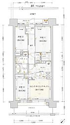 福岡市博多区堅粕3丁目マンション 3LDKの間取図画像