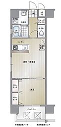 エンクレスト博多駅南2 1LDKの間取図画像