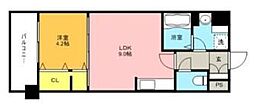 スタンドリバーしののめ 1LDKの間取図画像