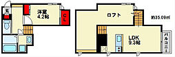 CB南福岡クルブ 1SLDKの間取図画像