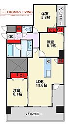 エンクレストパサージュ博多 8階
