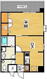 ピュアドーム博多エッセンシア 1DKの間取図画像