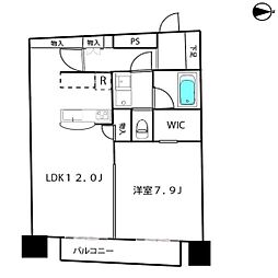 三樹ビル 4階1LDKの間取り