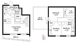 ルネサンスコート目黒南 3階3LDKの間取り