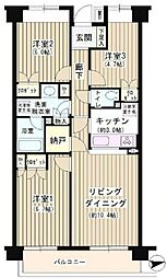 間取図画像 3LDK