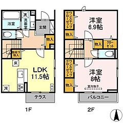物件の間取り