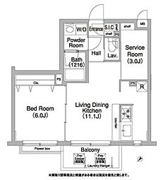 COMFORIA学芸大学 1SLDKの間取図画像