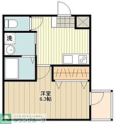 ＦＬＡＧ八王子 102 1階1DKの間取り