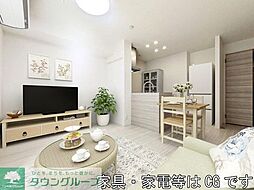 JR中央線 西八王子駅 3.2kmの賃貸アパート 1階2LDKのリビング/ダイニング