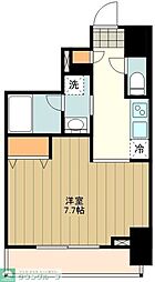 京王線 京王八王子駅 徒歩3分の賃貸マンション 6階1Kの間取り