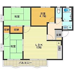 物件の間取り