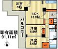 シテヌーブ北千住30A棟7階20.0万円