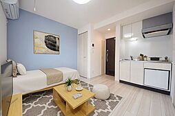 東京メトロ千代田線 北千住駅 徒歩8分の賃貸マンション 2階ワンルームのリビング/ダイニング