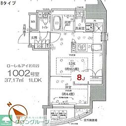 ローレルアイ茗荷谷 10階1LDKの間取り
