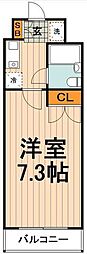 Ｆｉｏｒｅ西尾久II 5階1Kの間取り